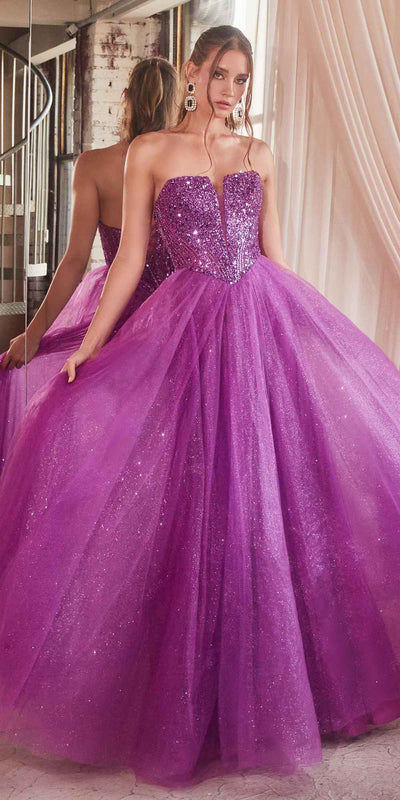 Ladivine CD0217 Dress | Cinderella Divine CD0217 - Amethyst