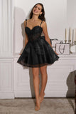 Ladivine CD0248 Organza Short Homecoming Party Dress