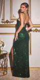 Ladivine CD279 Dress | Cinderella Divine CD279 - Emerald
