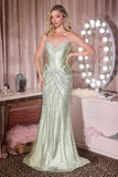 Ladivine CD697 Mermaid Evening Gown Strapless Sweetheart