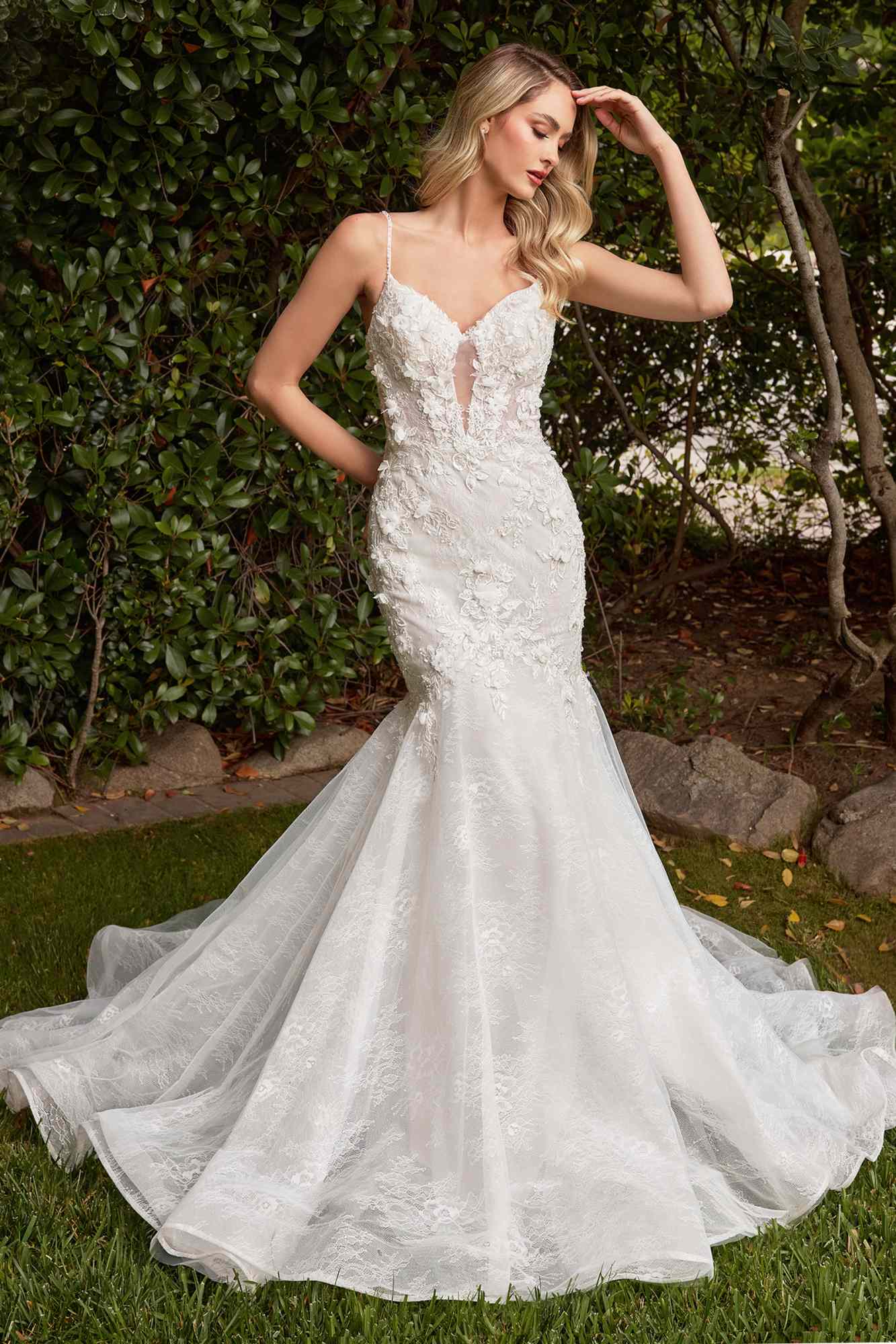 Cinderella mermaid wedding dress hotsell