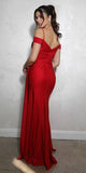 Eureka Fashion EK107 Dress - Red