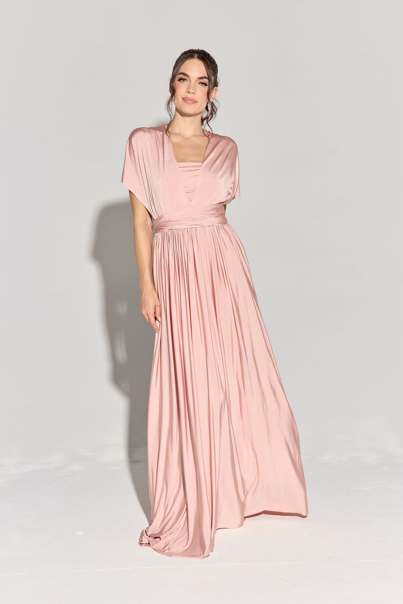 Eureka EK145 Infinite Convertible Dress Jersey Satin Spandex