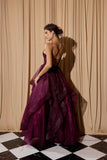Eureka EK157 Long A-Line Glitter Tulle Ball Gown Ruffle Skirt