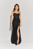 Eureka EK169 Glitter Jersey Stretch Gown Corset Bodice Stone Embellishments