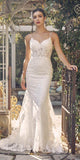 Nox Anabel JW939 Floor Length Fitted Mermaid Wedding Gown