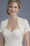 DeKlaire Bridal L111 Satin Bolero Jacket