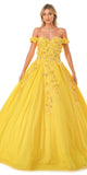 Aspeed USA L2501 Off Shoulder Poofy Quinceanera A-Line Ballgown