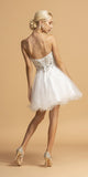 Aspeed S2053 Strapless Short A-line Dress Sweetheart Neck