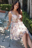 Nox Anabel S849 Dress Floral Print A-Line Party Dress