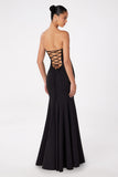 Astee T2010 Fitted Strapless Mermaid Gown