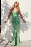 CLEARANCE - Ladivine Amoris T702 Strapless Scoop Neckline Fitted Chiffon Dress (Size L)