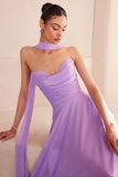 Ladivine Amoris T703 Dress Strapless A-Line Bridesmaid Gown