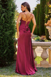 Amoris T741W Flowing A-Line Strapless Chiffon Off White Evening Gown