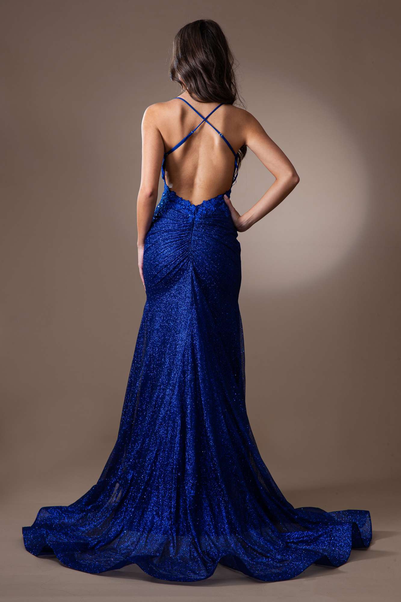 Amelia Couture TM1014 Dress - Royal Blue