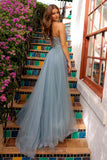 Amelia Couture TM1016 Dress - Vintage Blue