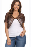 Lace Bolero Jacket Short Sleeve by COC TN167