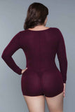 Nala Romper Burgundy