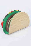 Studded Taco Shape Clutch