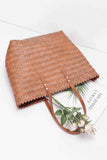 Pvc Braided Tote Bag