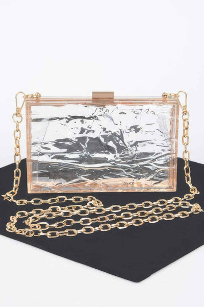 Transparent Plastic Case Clutch
