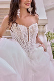 Andrea & Leo WL075 Leaf Motif Layered Tulle Wedding Ball Gown