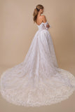 Andrea & Leo WL079 Lace Wedding Ball Gown With Long Sleeves