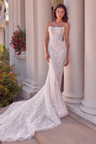Andrea & Leo WL080 Fitted Lace Mermaid Bridal Gown