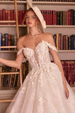 Andrea & Leo WL093 Off the Shoulder Bridal Ball Gown