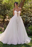 Andrea & Leo WL094 Strapless Off White Bridal Ball Gown