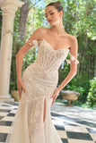 Andrea & Leo WL099 Romantic Fitted Wedding Gown Off Shoulder