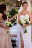 Ladivine CDS550W Strapless Lace Fitted Wedding Dress