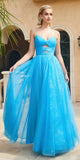 Ladivine CR871 Dress | Cinderella Divine CR871 - Ocean Blue