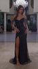 Nox Anabel C1850 Off Shoulder Fully Beaded Fitted Prom Gown