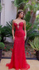 Nox Anabel C1848 Fitted Beaded Tulle Strapless Keyhole Bodice Prom Gown