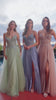 Nox Anabel C1843 Mesh A-Line Peaked Neckline Sequin Prom Ball Gown