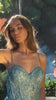 Andrea & Leo A1232 Long Fit and Flare Glitter Tulle Trumpet Gown - VIDEO