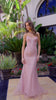 Nox Anabel C1844 Strapless Beaded Tulle Prom Gown Peaked Neckline