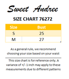 Sweet Andree Size Chart 76272