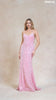 Juliet 2406 Velvet Sequin Fitted Gown V-Neckline Lace Up Back