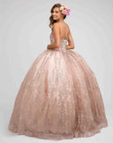 Juliet 1427 Princess Ball Gown Rose Gold Poofy A-Line