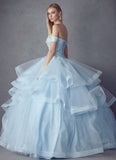 Juliet 1432 Dress - Bahama Blue