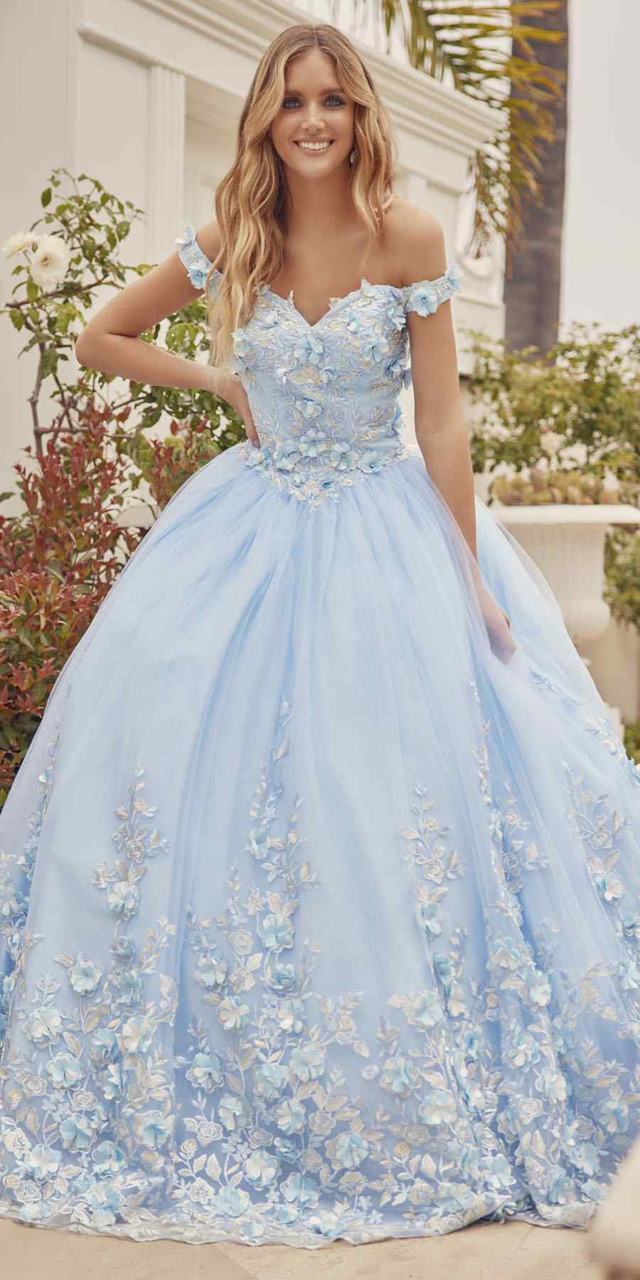 Juliet 1434 Dress - Bahama Blue