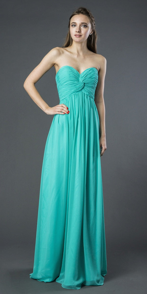 Sweetheart Neckline Long Formal Dress Jade