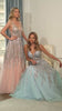 Cinderella Divine C135 Long Beaded Shimmer Ball Gown