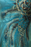 Turquoise Embellished Bodice Strapless Homecoming Dress Tulle Short Back
