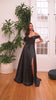 Ladivine OC012 Long Satin Off the Shoulder Gown