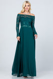 La Scala 25418 Dress - Hunter Green