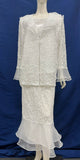 Hosanna Design 2834 Tea Length 3-Piece Lace Dress Set