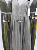 Embellished Waist Long Prom Dress Royal Blue with Pockets